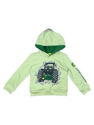 John Deere Tractor Breakthrough Pullover Hooded Fleece