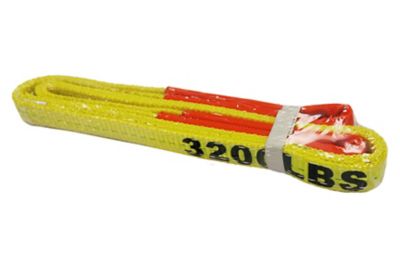 Image showing  1 in. x 4 ft. Flat Sling, 3,200 lb., 2-Ply