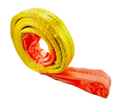 Image showing  1 in. x 8 ft. Flat Sling, 3,200 lb., 2-Ply