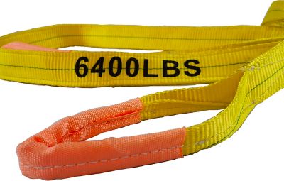Image showing  2 in. x 12 ft. Flat Sling, 6,400 lb., 2-Ply