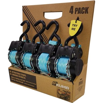 Image showing 6 th Kuma 1 in. x 6 ft. Retractable Straps, 500 lb., 4-Pack