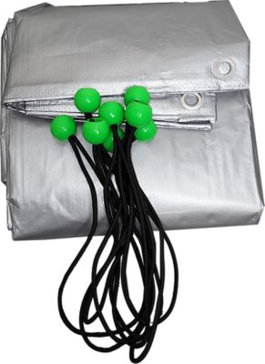 Kuma Tarp and Ball Bungee Cord Kit, 9-Pack