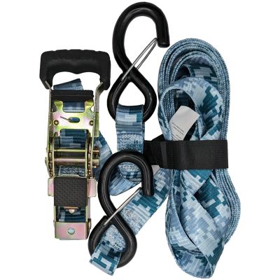 Image showing  1 in. x 15 ft. Camo Ratchet Tie Down Straps, 1,000 lb., 2-Pack
