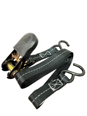 Image showing  1 in. x 15 ft. Ratchet Tie Down Straps, 500 lb., 4-Pack