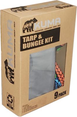Image showing  Tarp and Bungee Cord Kit, 9-Pack