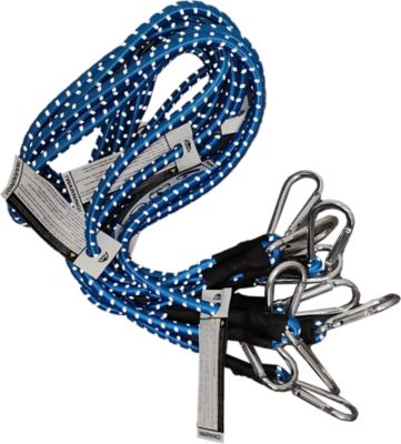 Kuma 48 in. Carabiner Reflective Bungee Cords, 5-Pack