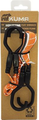 Image showing  18 in. Flat Reflective Bungee Cords, 2-Pack