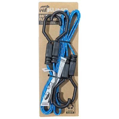 Image showing  36 in. Flat Reflective Bungee Cords, 2-Pack