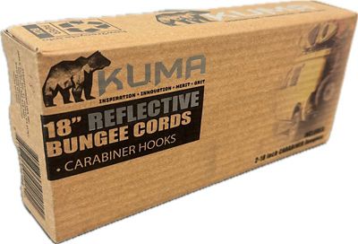 Image showing  18 in. Carabiner Round Bungee Cords, 2-Pack