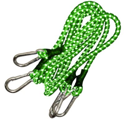 Kuma 30 in. Carabiner Round Bungee Cords, 2-Pack