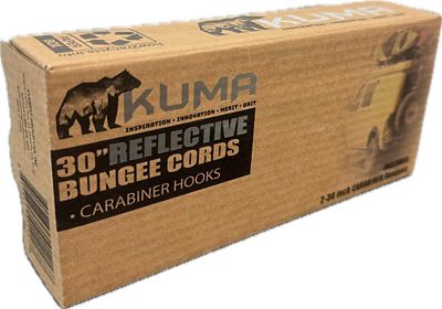 Image showing  30 in. Carabiner Round Bungee Cords, 2-Pack