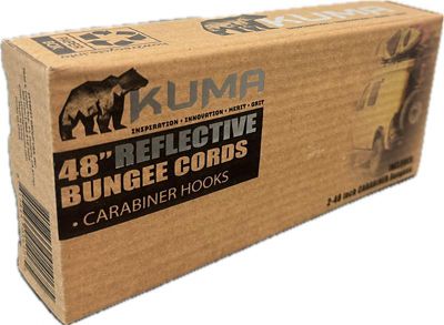 Image showing  48 in. Carabiner Round Bungee Cords, 2-Pack