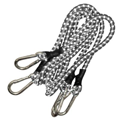 Image showing  Assorted Carabiner Round Bungee Cord Set, 6-Pack