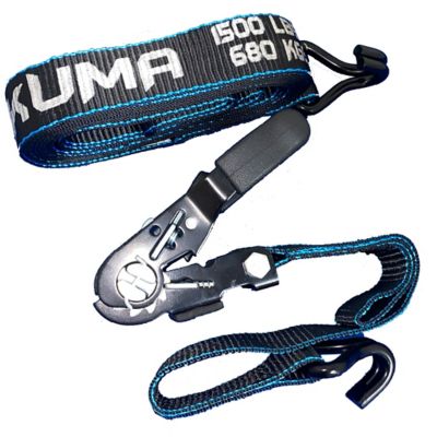 Image showing  1.5 in. x 15 ft. Ratchet Tie Down Straps, 1,500 lb., 2-Pack