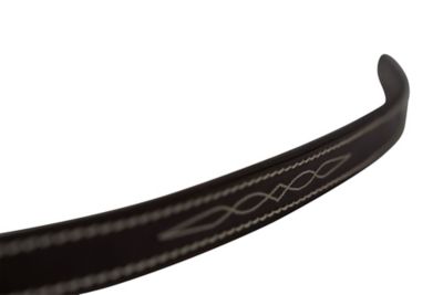 Image showing  Fancy Stitched Leather Halter Replacement Crown Piece