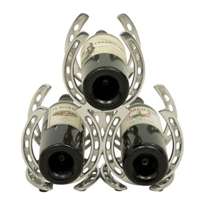 Image showing 6 th Huntley Equestrian Horse Shoe Wine Rack