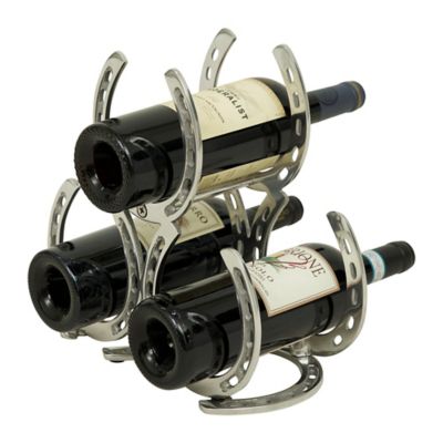 Image showing 7 th Huntley Equestrian Horse Shoe Wine Rack
