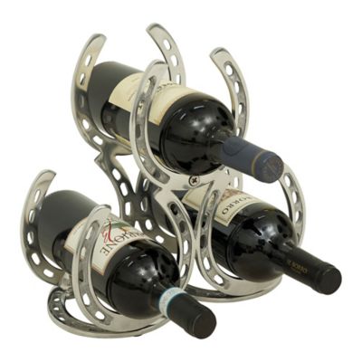 Image showing 8 th Huntley Equestrian Horse Shoe Wine Rack