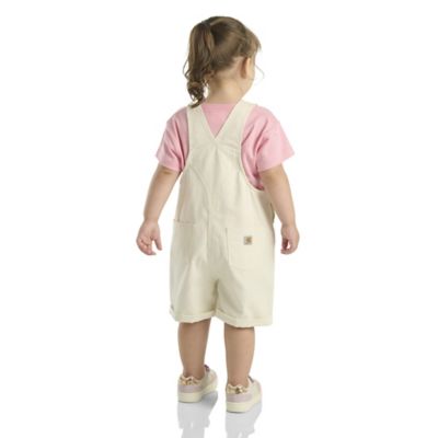Image showing 1 th Carhartt Kids Canvas Ruffle Front Shortall