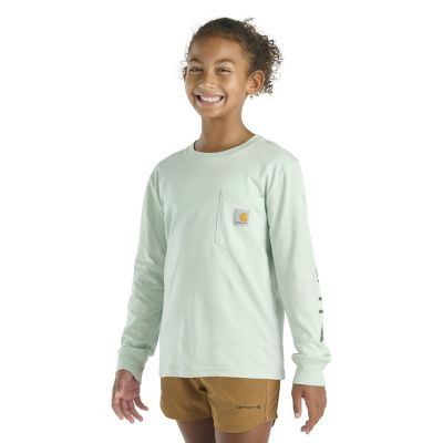 Image showing  Kids' Long-Sleeve Pocket T-Shirt