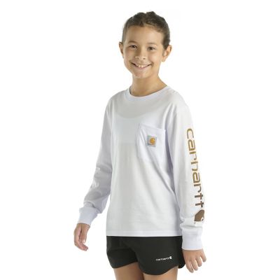 Image showing  Kids' Long-Sleeve Pocket T-Shirt