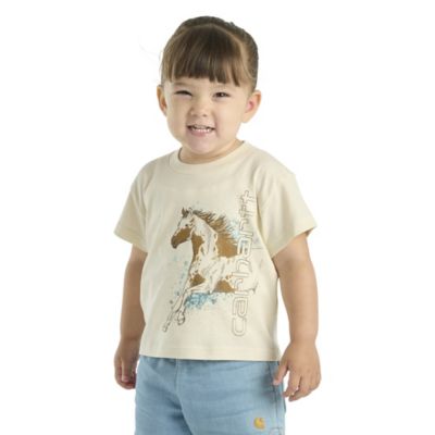 Image showing  Kids Short-Sleeve Horse T-Shirt
