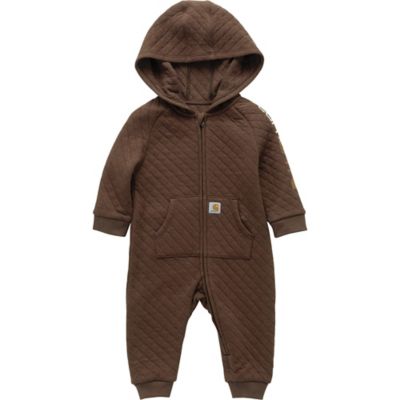 Carhartt Children's Long-Sleeve Quilted Jersey Zip-Front Hooded Coverall, CM8773-CB57