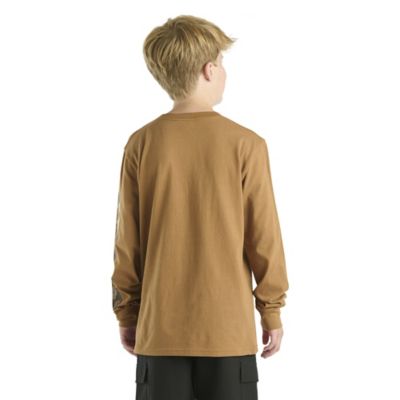 Image showing  Kids Long-Sleeve Graphic Pocket T-Shirt