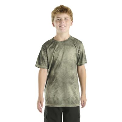 Image showing  Kids Short Sleeve Force Sun Defender Cloud Camo T-Shirt