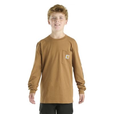 Carhartt Kids' Long-Sleeve Graphic Pocket T-Shirt