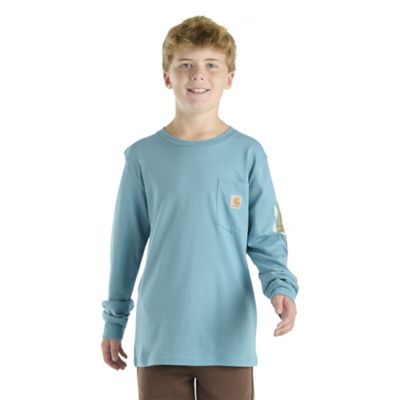 Carhartt Kids' Long-Sleeve Graphic Pocket T-Shirt