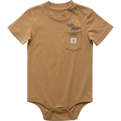 Carhartt Short-Sleeve Little Helper Pocket Bodysuit