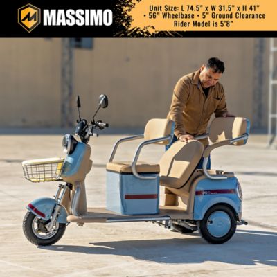 Image showing  MGC E-Tike Mini Electric Cart, Blue