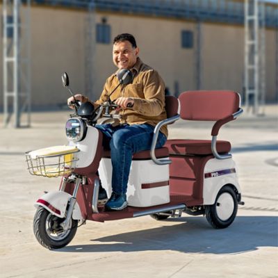 Image showing  MGC E-Tike Mini Electric Cart, White