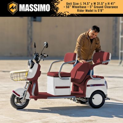 Image showing  MGC E-Tike Mini Electric Cart, White