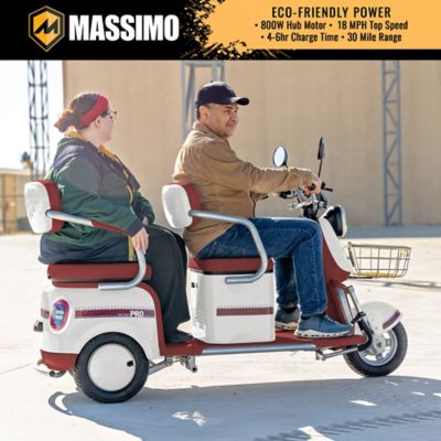 Image showing  MGC E-Tike Mini Electric Cart, White