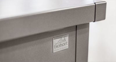 Image showing 7 th Biohort Leisure Time 120 Gallon Deck Box - Quartz Gray