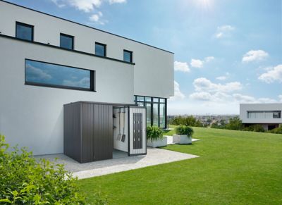 Image showing 8 th Biohort Equipment Locker 230 XL - 7.5 ft. x 5 ft. x 6 ft. - Dark Gray