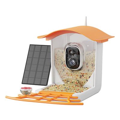 PerchMe Smart Bird Feeder with Camera, Mango Tango