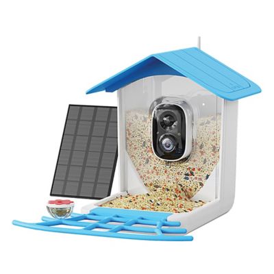 PerchMe Smart Bird Feeder with Camera, Sky Blue