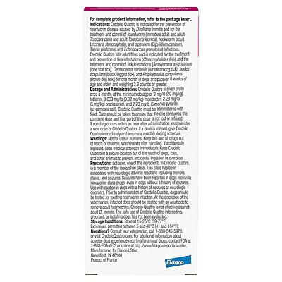 Image showing  Quattro Flea and Tick Flavored Chewable Tablet for Dogs and Puppies