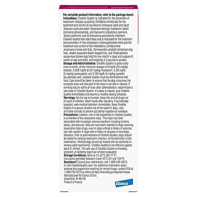 Image showing  Quattro Flea and Tick Flavored Chewable Tablet for Dogs and Puppies