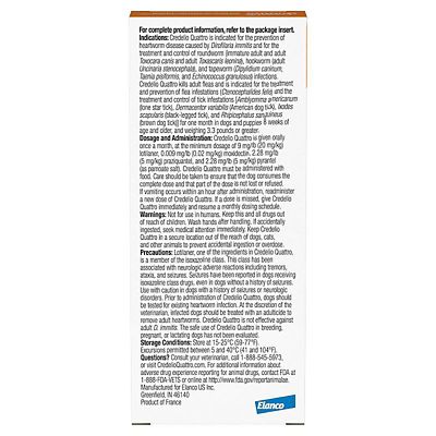 Image showing  Quattro Flea and Tick Flavored Chewable Tablet for Dogs and Puppies