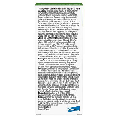 Image showing  Quattro Flea and Tick Flavored Chewable Tablet for Dogs and Puppies