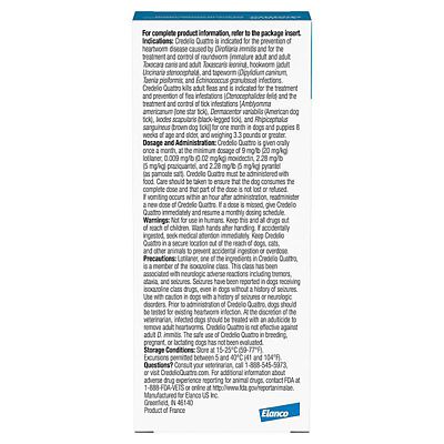 Image showing  Quattro Flea and Tick Flavored Chewable Tablet for Dogs and Puppies