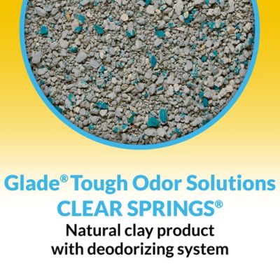 Image showing  Glade Clear Springs Scented Non-Clumping Clay Cat Litter
