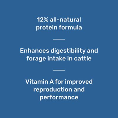 Image showing  12% All Natural Cubed Cattle Feed, 50 lb. Bag