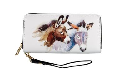 AWST Int'l Pair of Donkeys Clutch Wallet
