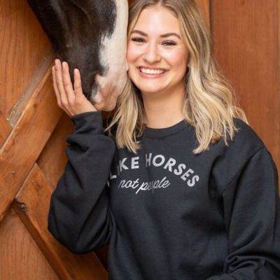 Dapplebay Women's I Like Horses Sweatshirt