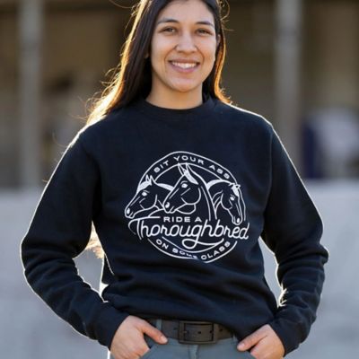Dapplebay Women's Ride A Thoroughbred Sweatshirt
